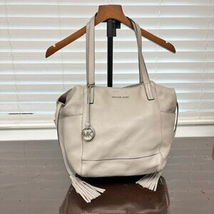 Michael Kors Taupe Pebbled Leather Tote